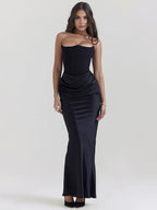 MILA | Figurbetontes Maxikleid