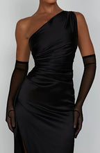 SARA | Elegantes One-Shoulder Maxikleid