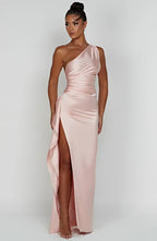 SARA | Elegantes One-Shoulder Maxikleid