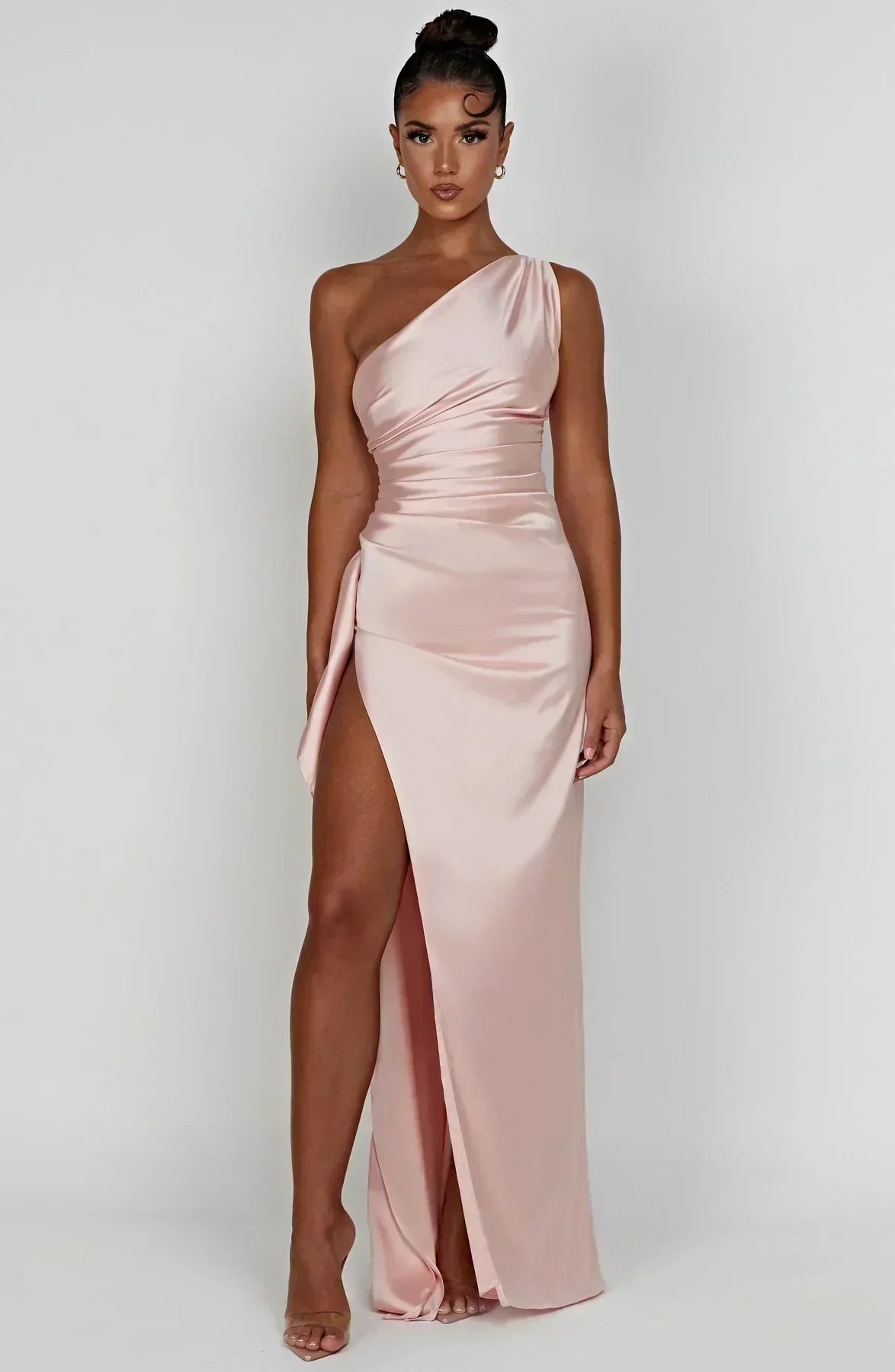 SARA | Elegantes One-Shoulder Maxikleid
