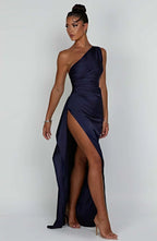 SARA | Elegantes One-Shoulder Maxikleid