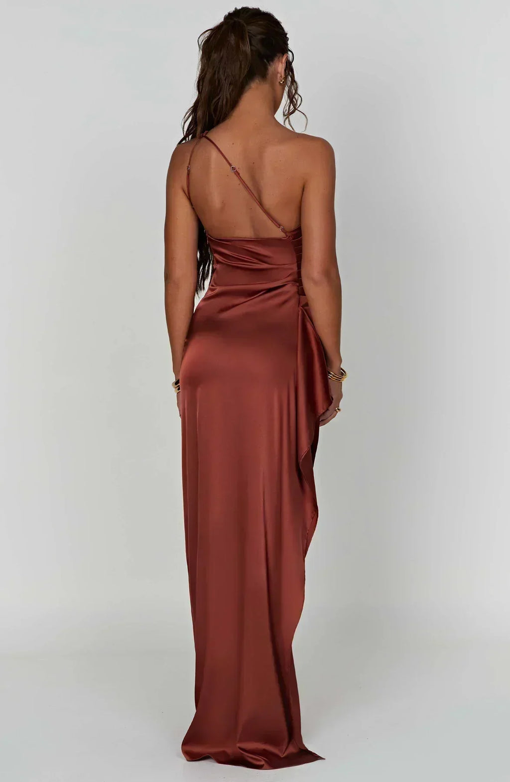 SARA | Elegantes One-Shoulder Maxikleid