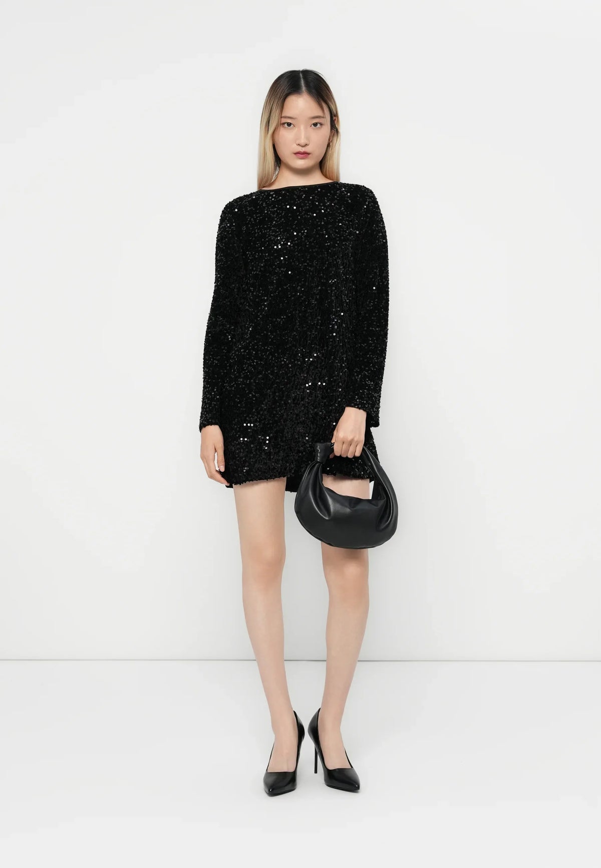 ANGEL | Luxuriöses Mini-Kleid mit Struktur