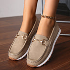 Elodie - Flache Schnallen-Loafer