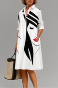 YVETTE | Bequemes Midikleid