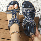 Zina | Orthopädische Kristall Sandalen