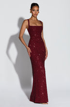 ROSALIND | Maxikleid mit Eckigem Ausschnitt