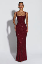 ROSALIND | Maxikleid mit Eckigem Ausschnitt