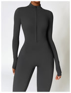 LUNA | Figurbetonter Zip-Jumpsuit