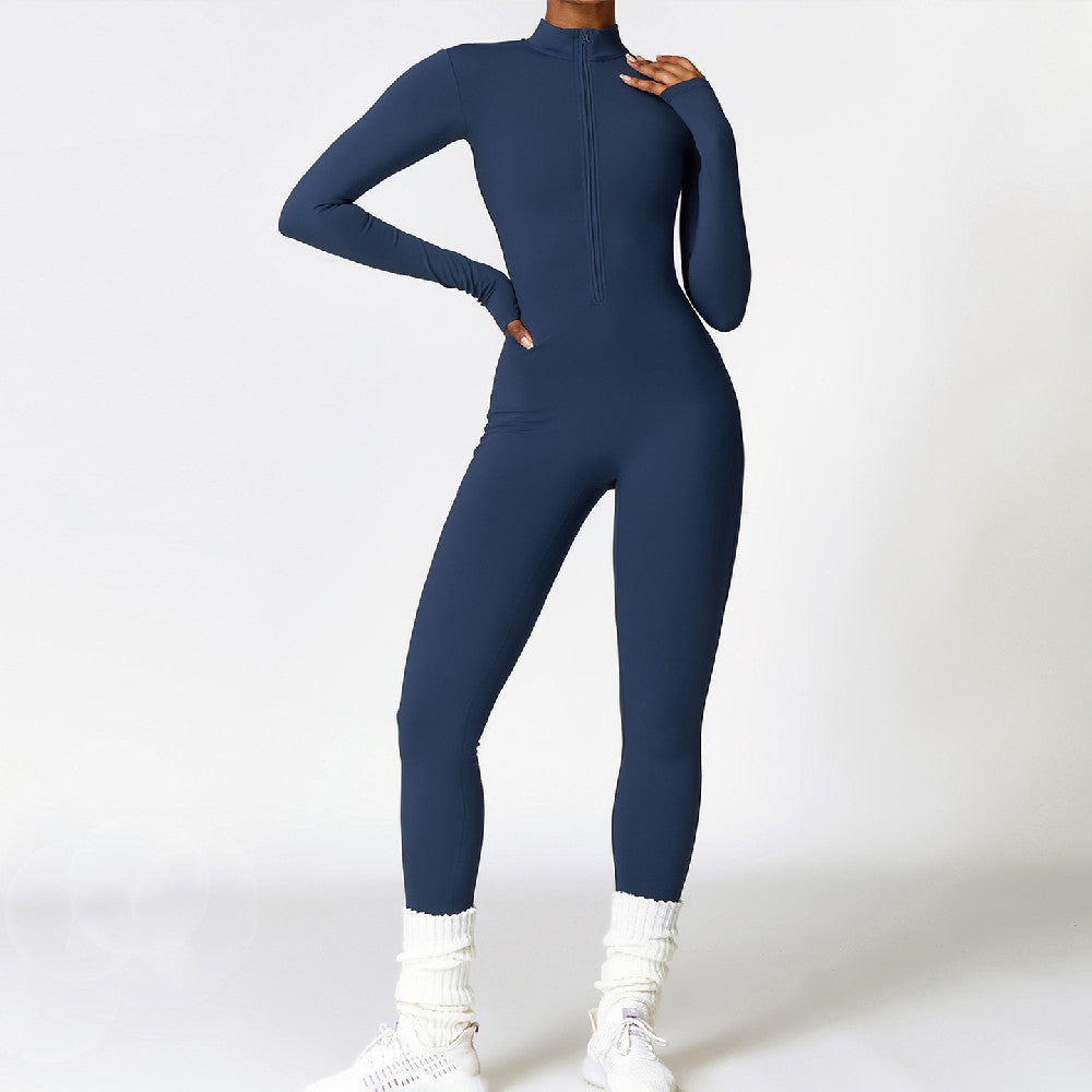 LUNA | Figurbetonter Zip-Jumpsuit