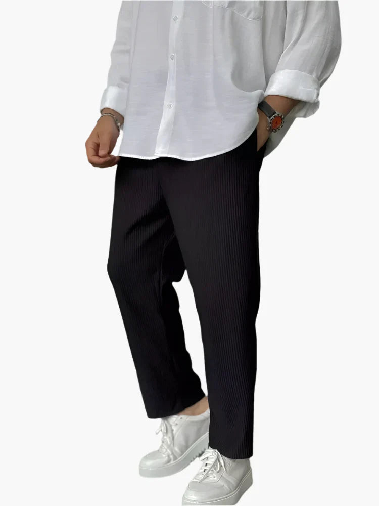 Sommerfeld™ | Herren Relax Fit Plissee Hose – Eleganter und Bequemer Alltags- und Business-Look