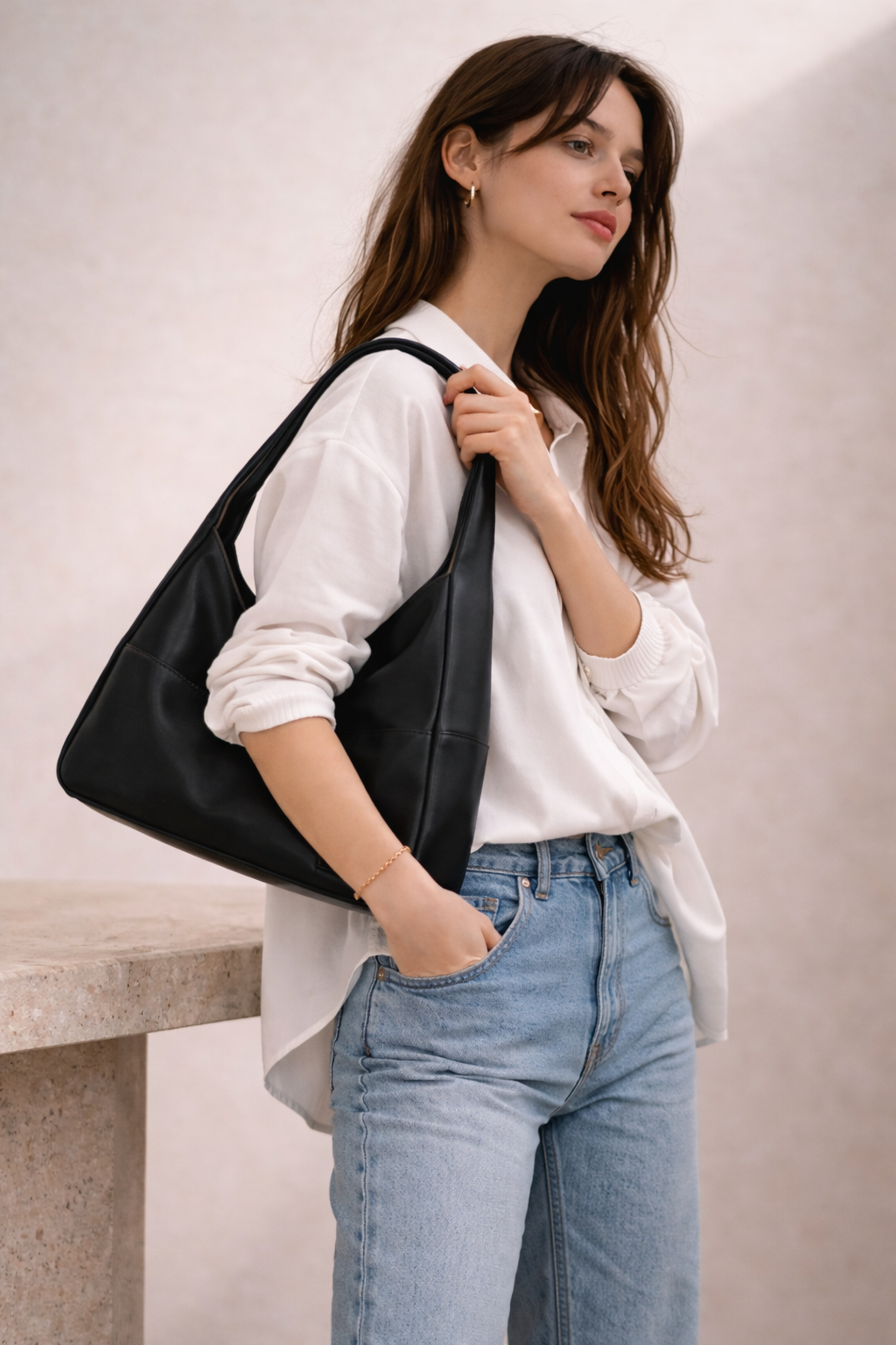LAVERTA SIENA | Minimalistische Schultertasche