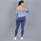EDDA | Fitness 3-teiliges Set mit Jacke, BH und Leggings