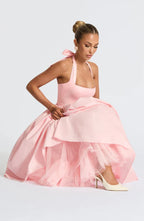 TESSA | Vintage-inspiriertes Halter Midi Kleid