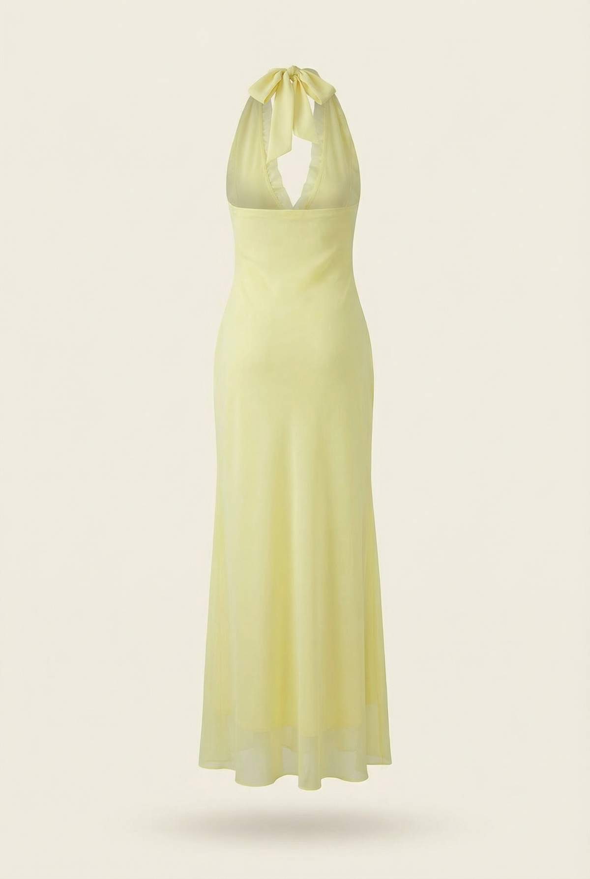 ESMEE | Fließendes Maxikleid mit Volant-Details