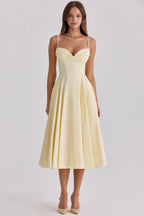 JASMYN | Fließendes Midikleid
