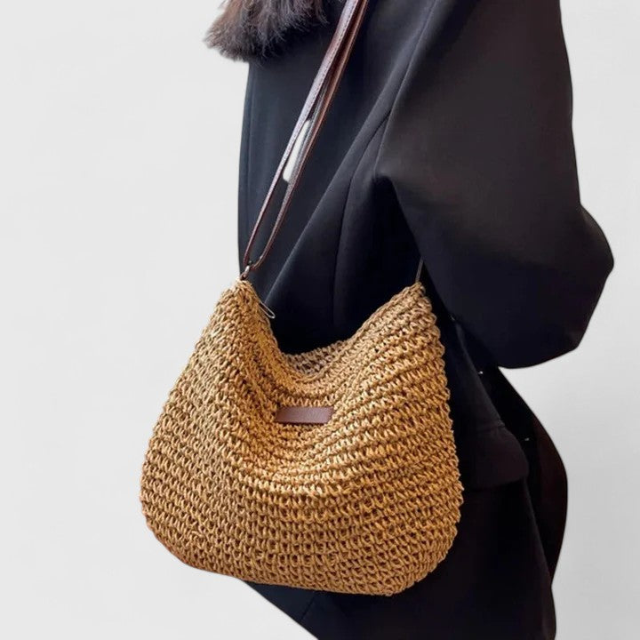 KATHY | Minimalistische Geflochtene Strohtasche