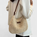 KATHY | Minimalistische Geflochtene Strohtasche