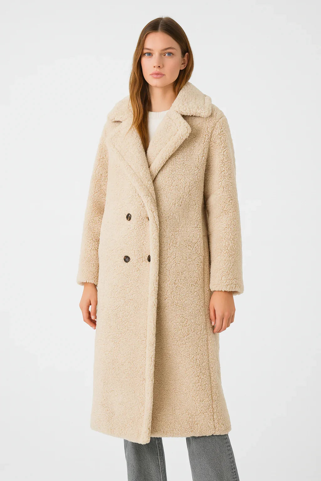 EMMA | Langer Teddy-Mantel