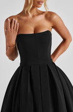 LAILA-MARIE | Curve Torch Midikleid