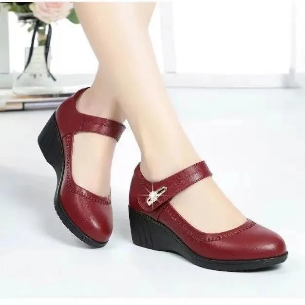 LYDIA | Bequeme Mary Jane Keilschuhe