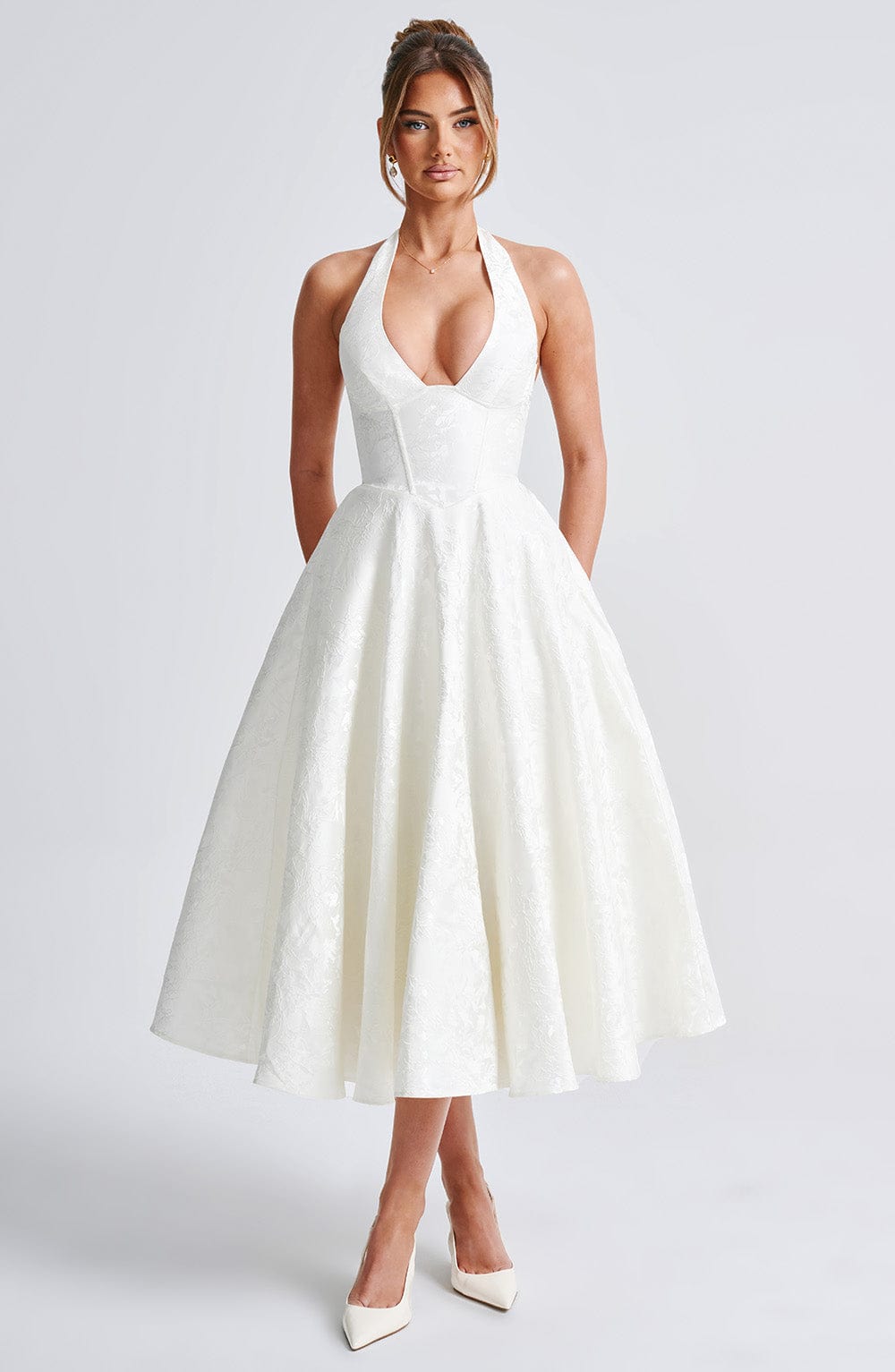 MELISSA | Luxuriöses Korsett-Midikleid