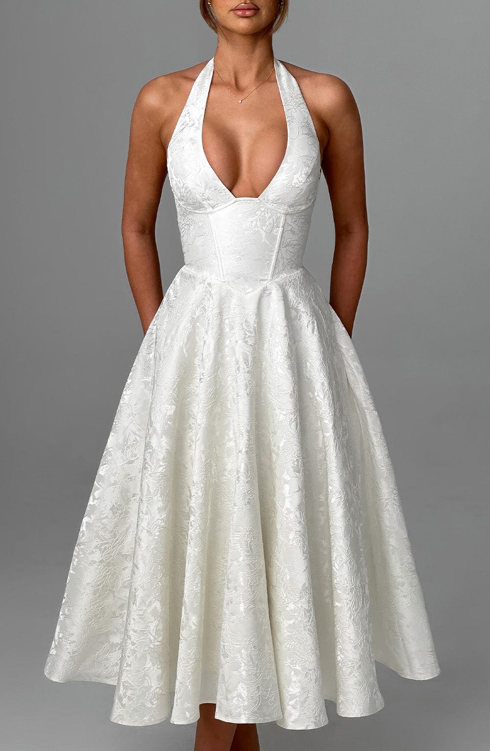 MELISSA | Luxuriöses Korsett-Midikleid