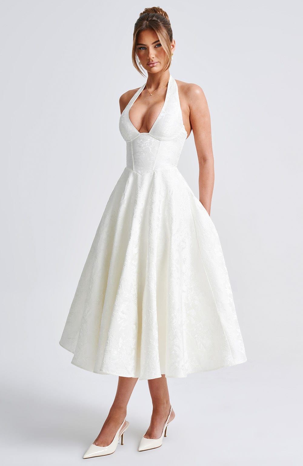 MELISSA | Luxuriöses Korsett-Midikleid