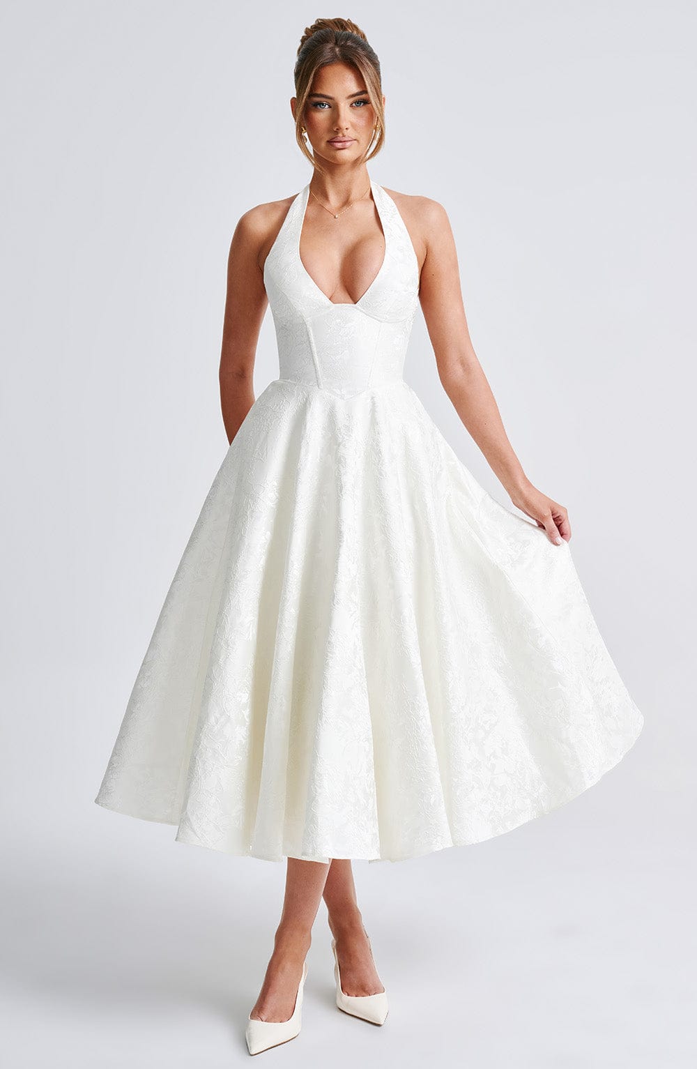 MELISSA | Luxuriöses Korsett-Midikleid