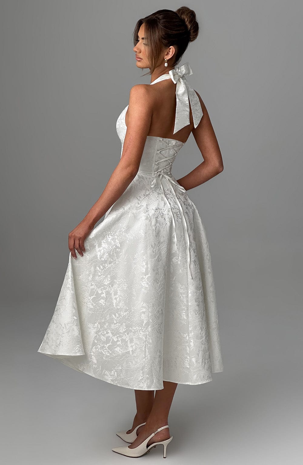 MELISSA | Luxuriöses Korsett-Midikleid