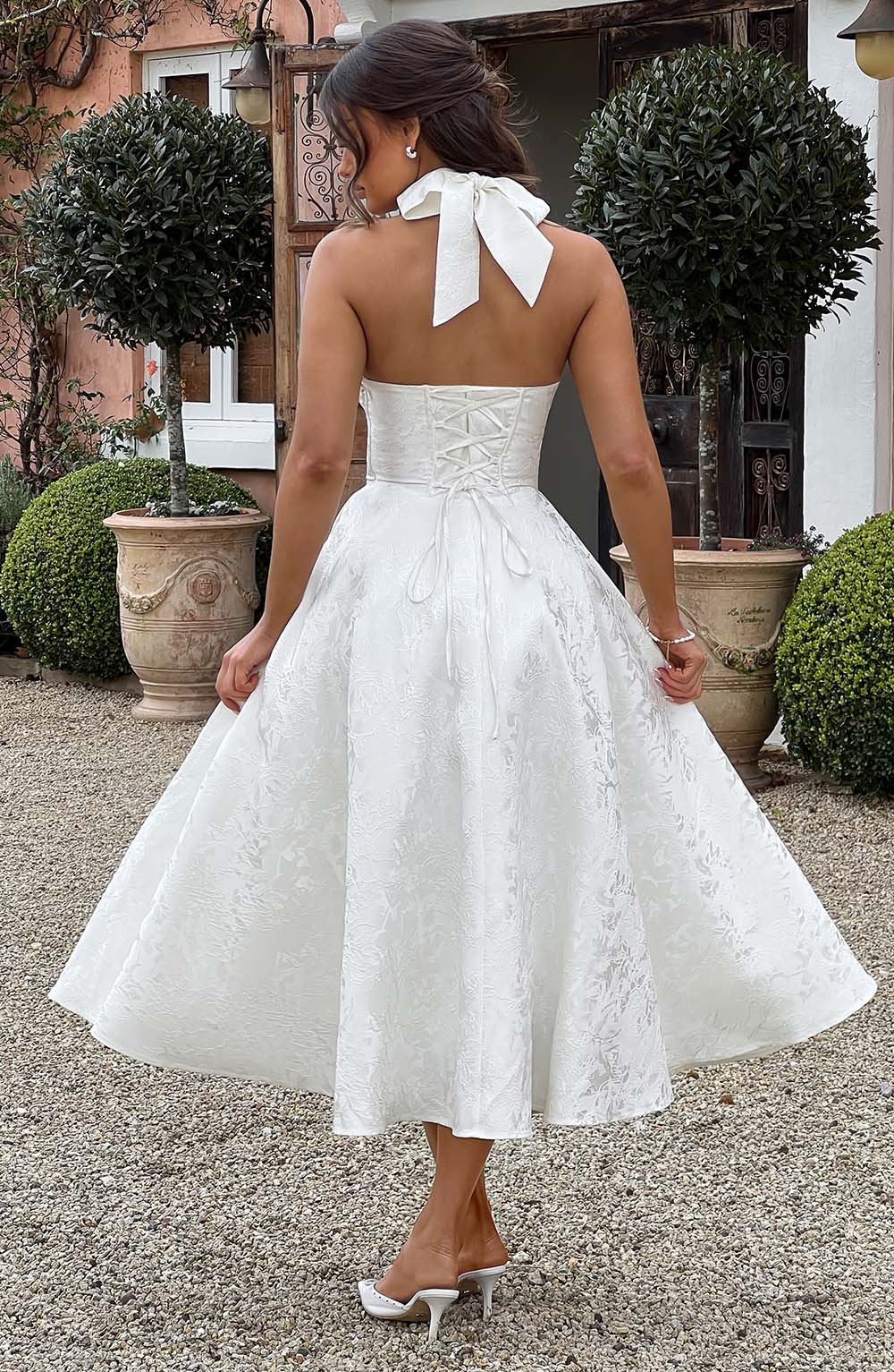 MELISSA | Luxuriöses Korsett-Midikleid