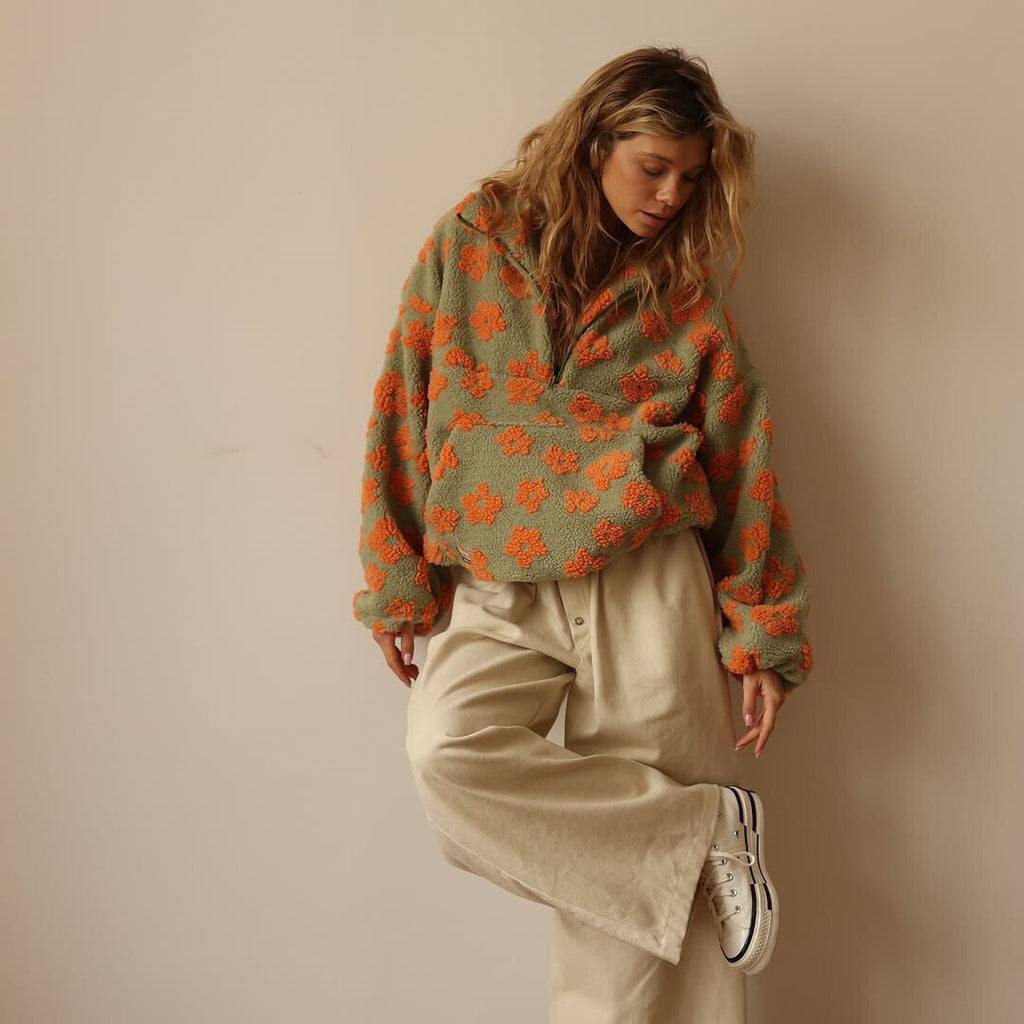 Lilly™ | Fleece-Pullover Bloom