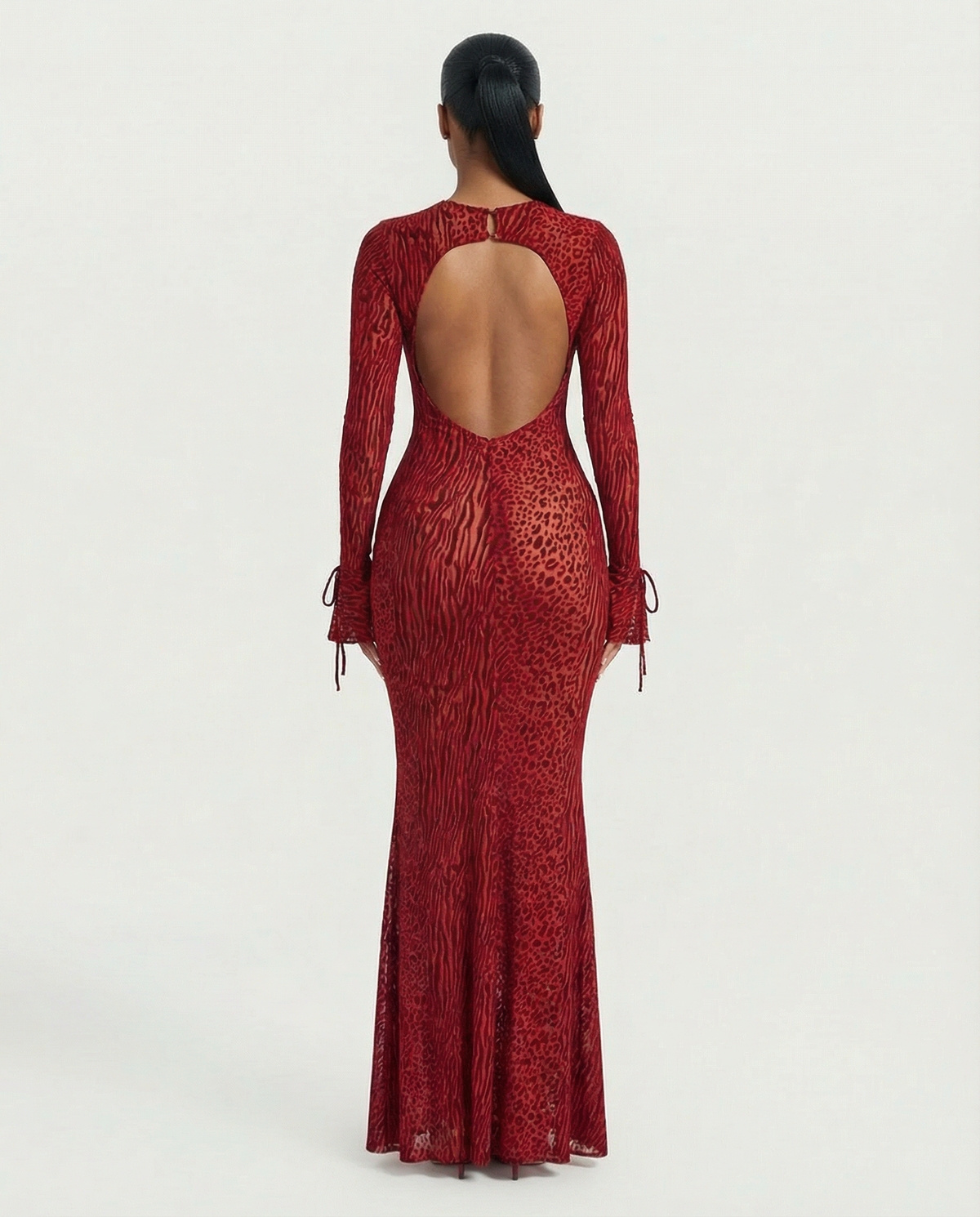 FLORENTINE | Maxikleid mit ausgestellten Ärmeln