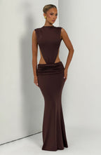 LEONIE | Abend-Maxikleid mit Offenem Rücken