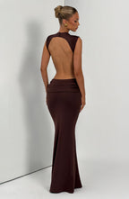 LEONIE | Abend-Maxikleid mit Offenem Rücken