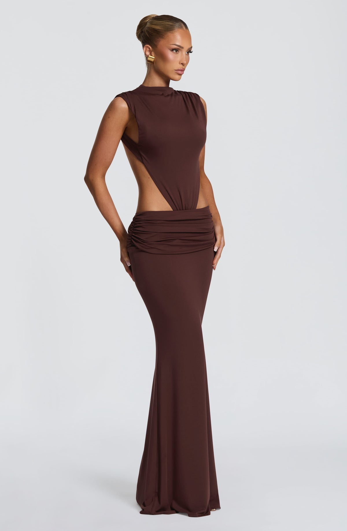 LEONIE | Abend-Maxikleid mit Offenem Rücken