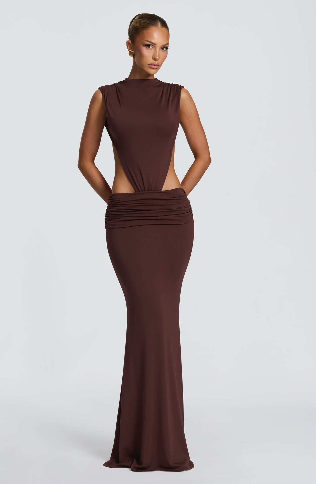 LEONIE | Abend-Maxikleid mit Offenem Rücken