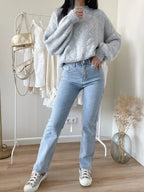 MIKA - Glitzernde Denim Jeans