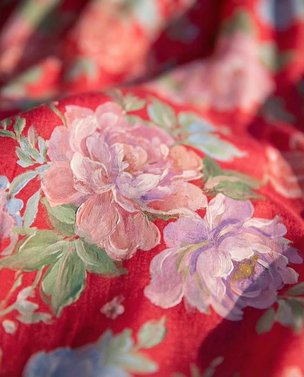 MARLA | Florales Maxikleid mit V-Ausschnitt