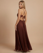 SIENNA | Luftiges Maxikleid mit Feinen Falten