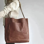 THESSALY | Klassische Leder-Tote