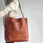 THESSALY | Klassische Leder-Tote