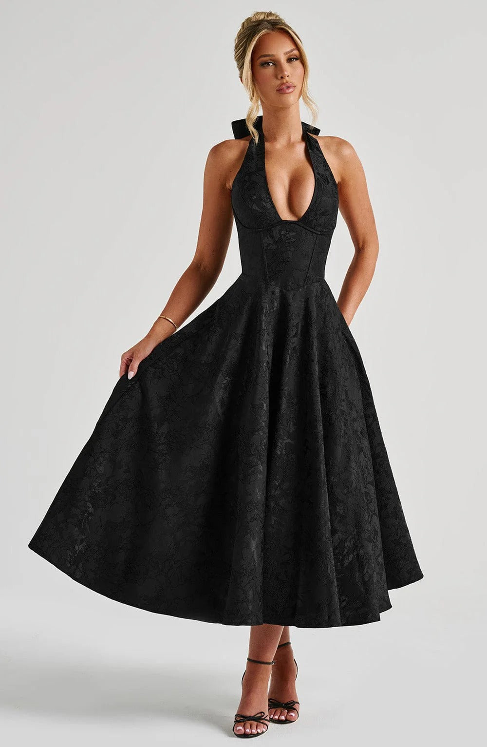 MELISSA | Luxuriöses Korsett-Midikleid