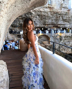 JAZZ | Anmutiges Maxikleid mit Volantsaum