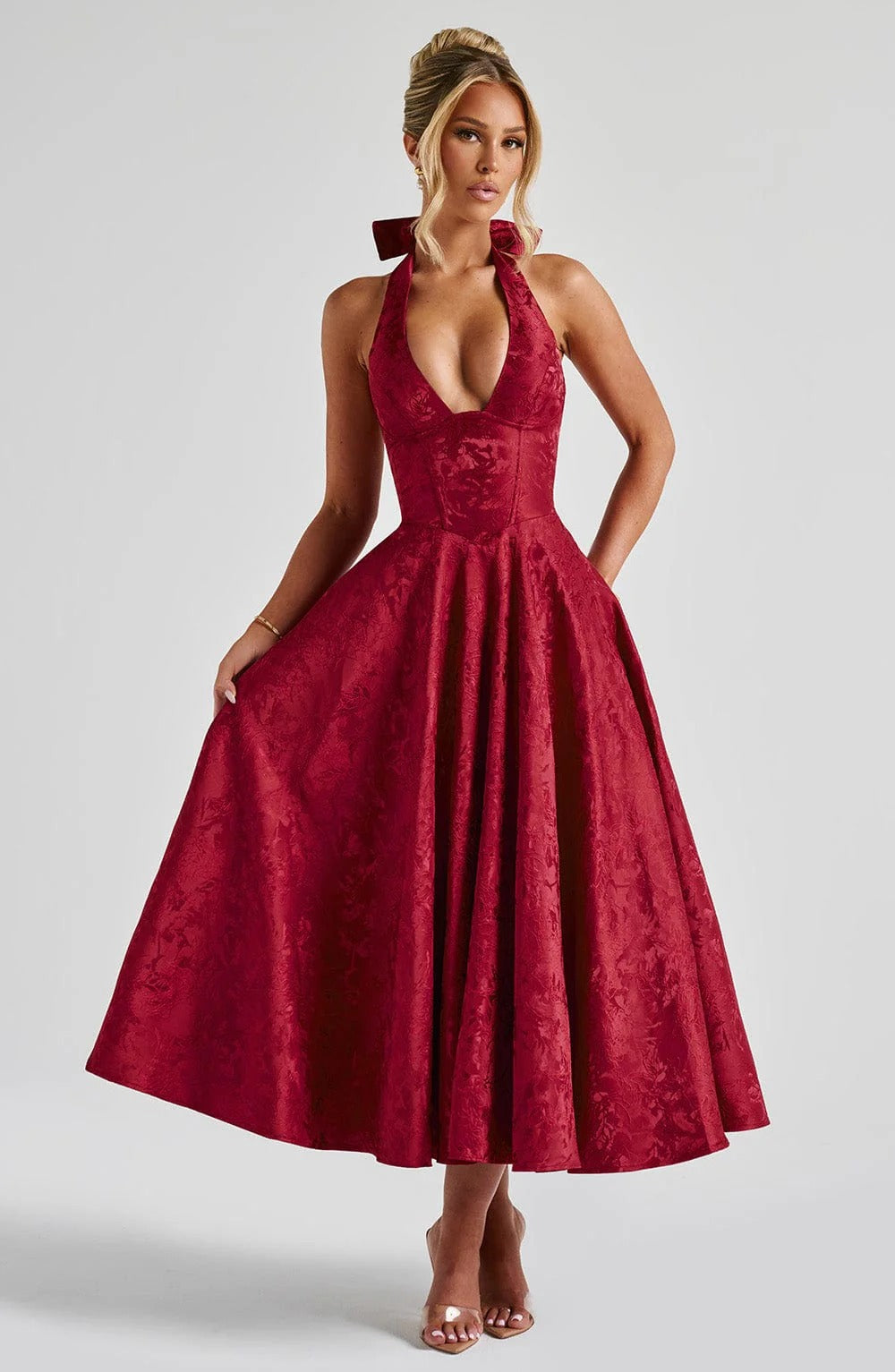 MELISSA | Luxuriöses Korsett-Midikleid
