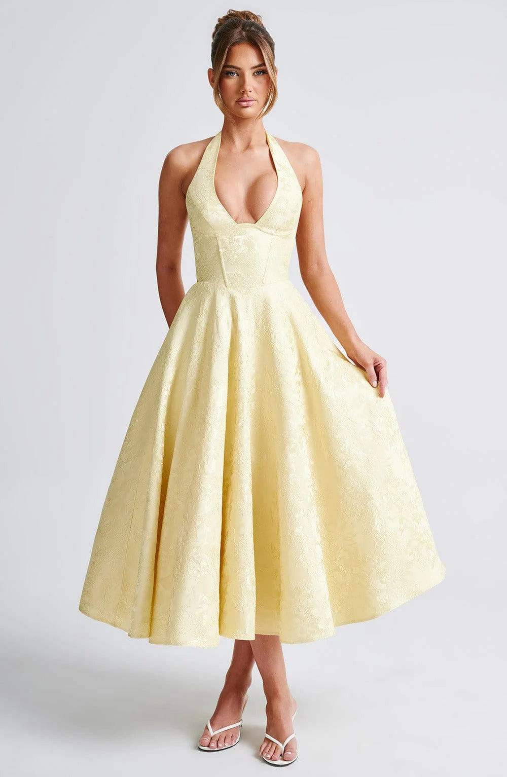 MELISSA | Luxuriöses Korsett-Midikleid
