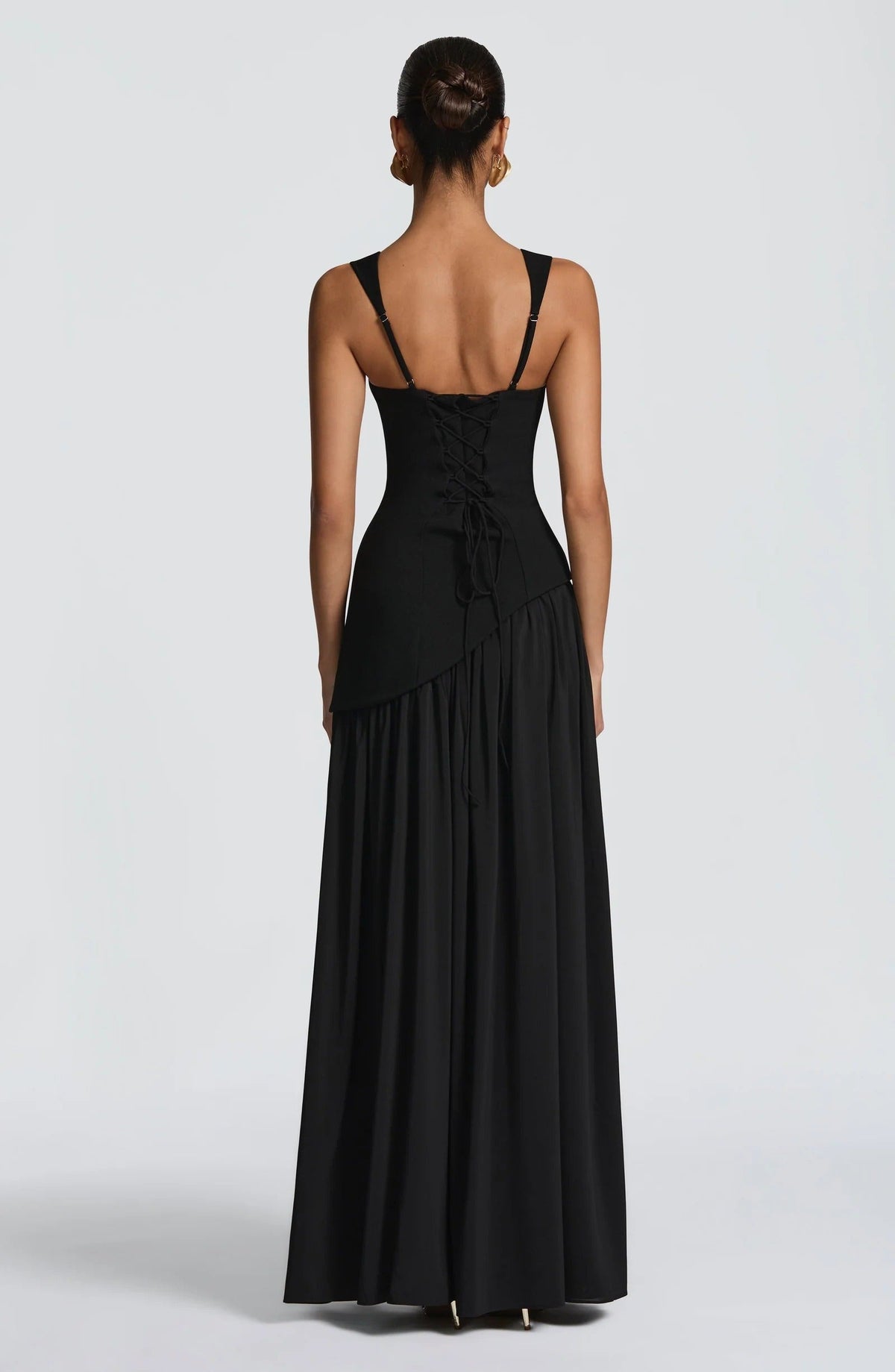 DANIELA | Elegantes Maxikleid Figurbetontem Oberteil