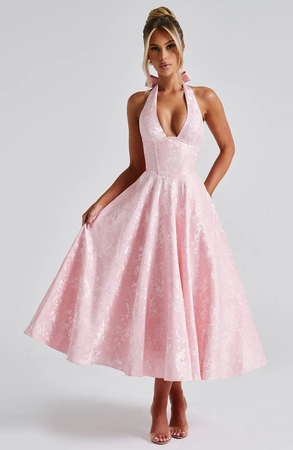 MELISSA | Luxuriöses Korsett-Midikleid