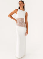 SELENA | Feminines Maxikleid mit Zarter Spitze