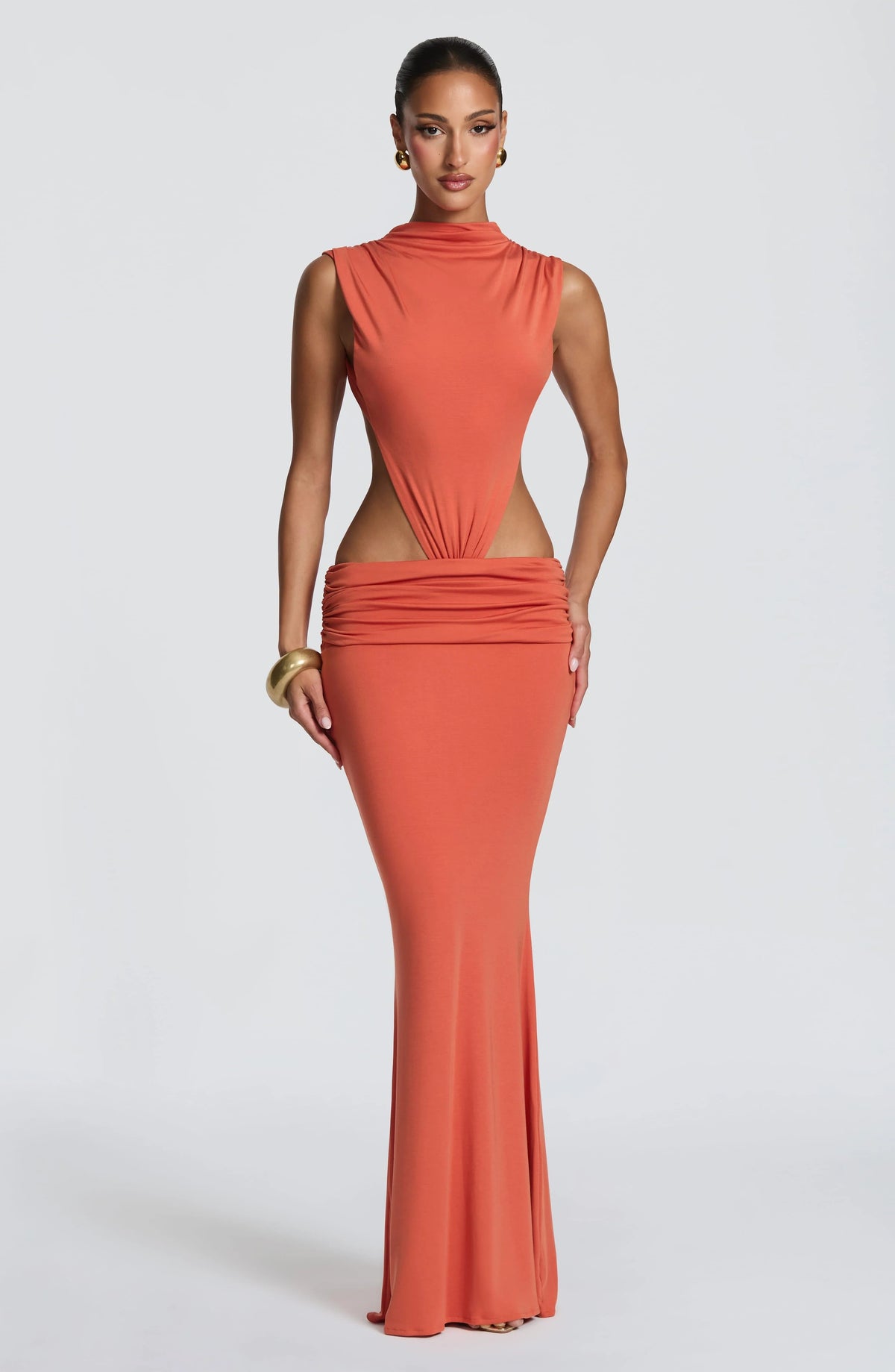 LEONIE | Abend-Maxikleid mit Offenem Rücken